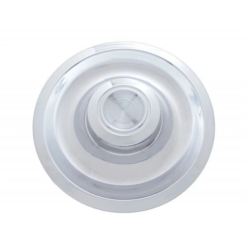 Plain Center Rally Wheel Hubcaps Replacement for 1967 Chevrolet (7 Inch)