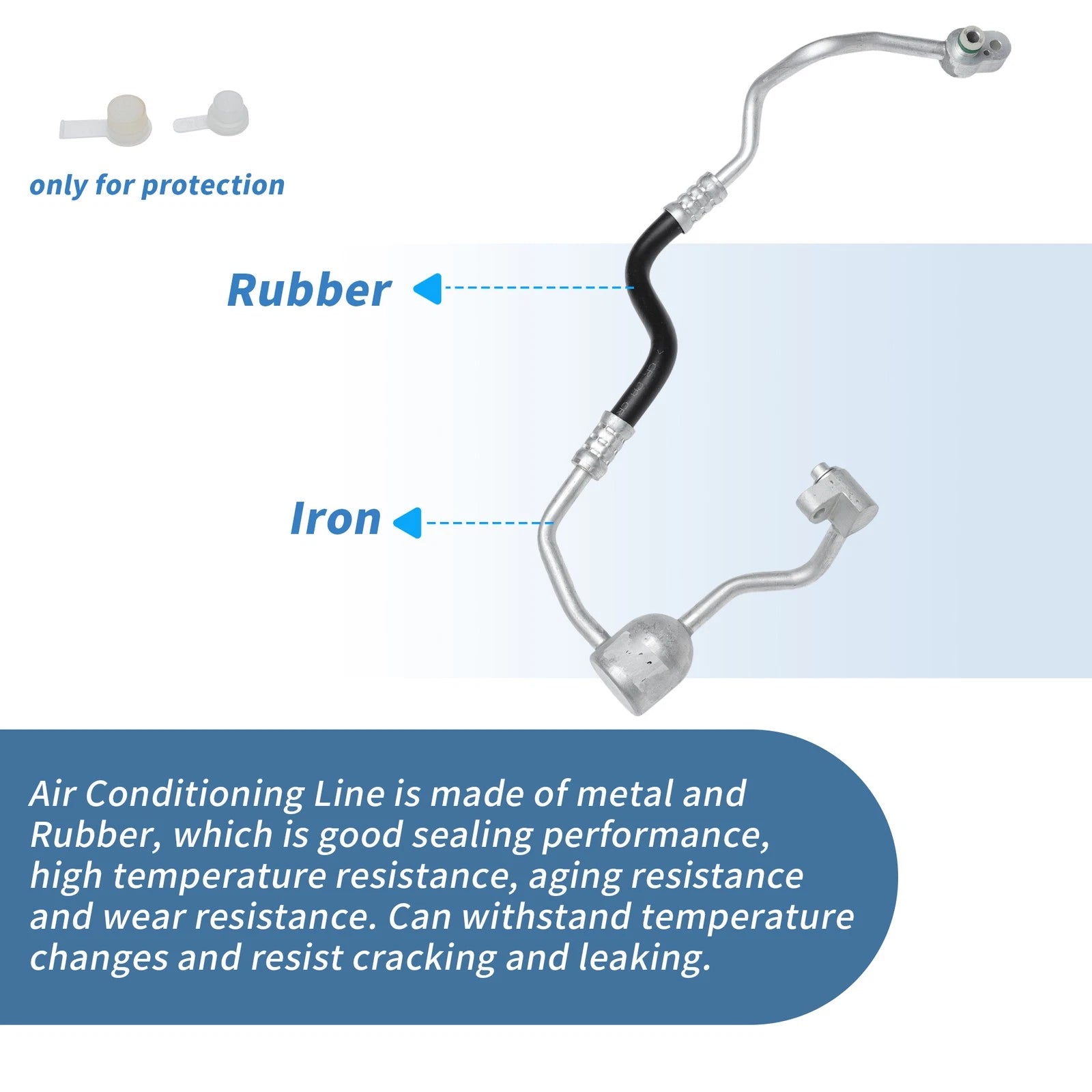 A/C Refrigerant Liquid Hose for BMW 320i (2012–2019) No. 64509365378