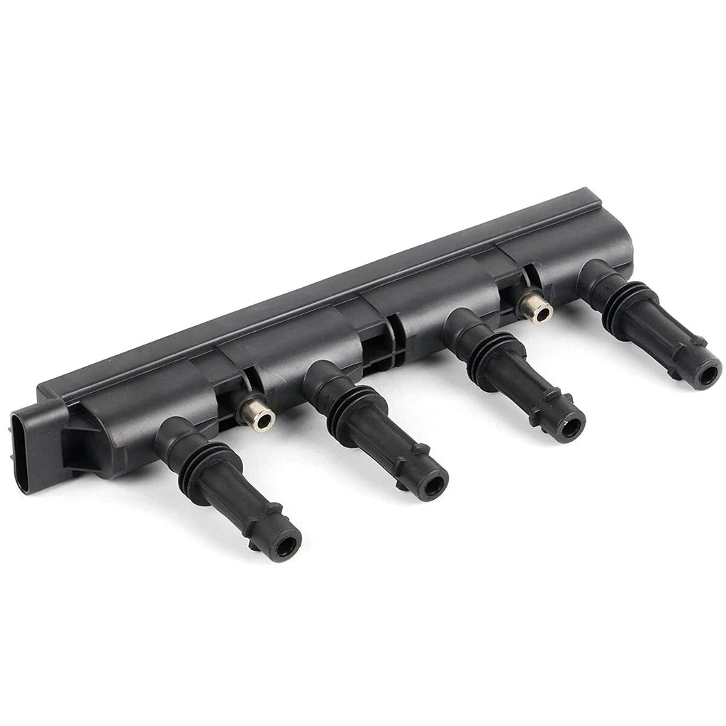 OEM Ignition Coil + 4 Spark Plugs for Buick Cadillac Chevy Cruze Sonic Trax (2011–2021) UF669