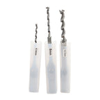 3PC Mortise Chisel Drill Bit Set for Woodworking Tools