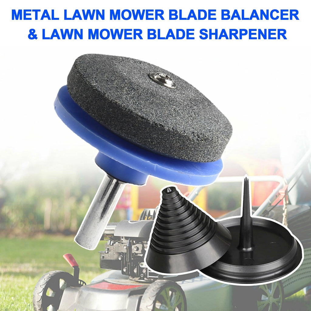 Set of 2 Mower Blade Balancer Sharpeners for Lawn Mower Tractor