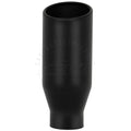 4" Inlet 6" Outlet 15" Long Black Stainless Steel Exhaust Tip for Trucks