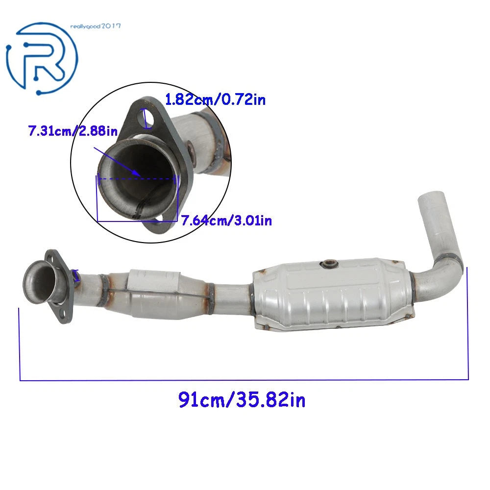 Left Catalytic Converter for Ford Expedition F-150 (1999–2002) 4WD 4.6L