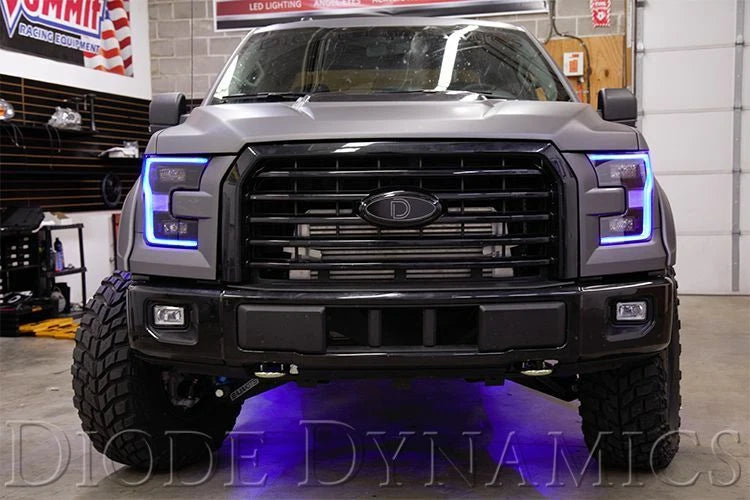 LED Boards Pair for 2015-2017 Ford F-150 Multi Color with Bluetooth Control