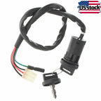 Ignition Switch Key for Honda TRX250TE TRX250TM Recon 250 (2002–2020)