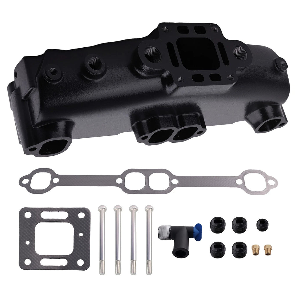 Cast Iron Marine Exhaust Manifold for MerCruiser 5.0 5.7 305 350 V8 (1983–2009) 18-1953-2