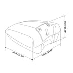 Low Profile Trunk & Mount Rack for Indian Roadmaster (2015–2025) Bronze Smoke