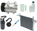 AC Compressor Kit with Condenser Replacement for Nissan Navara (2005-2015)