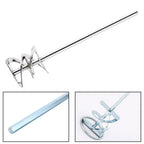316L Stainless Steel Paint Stirrer Paddle for Drill (250mm Length, 8mm Shaft)
