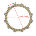 Clutch Friction Plate Kit for Kawasaki KR250 KR-I (1988–1990)