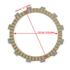 Clutch Friction Plate Kit for Kawasaki KR250 KR-I (1988–1990)