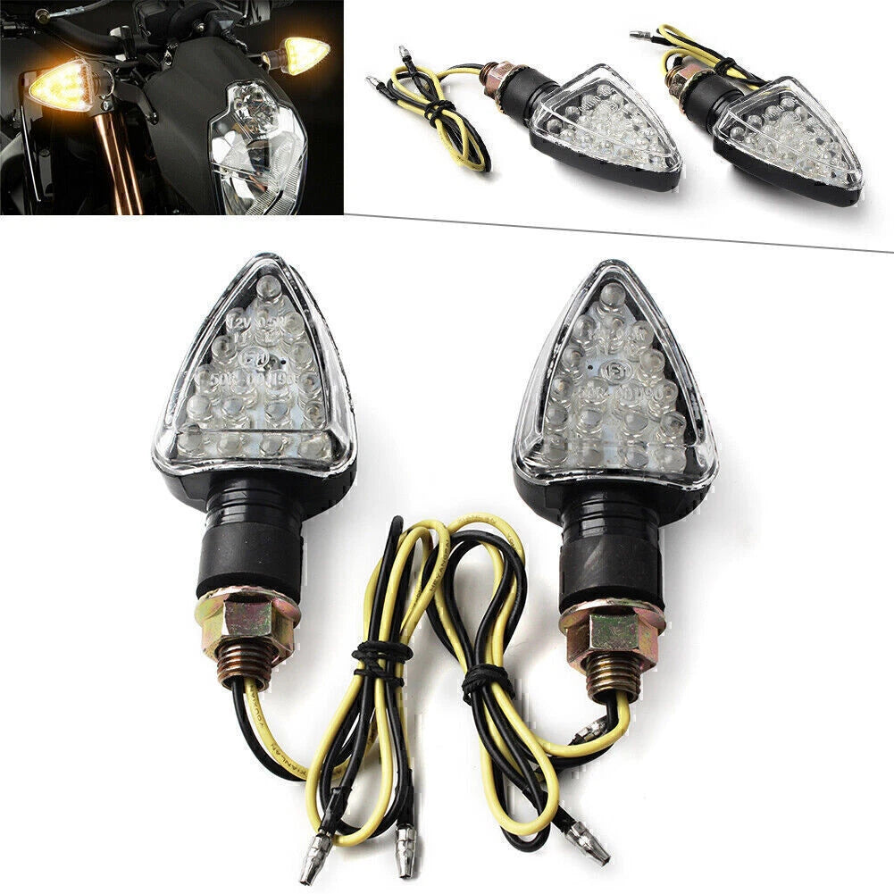 2Pcs 12V 18 LEDs Turn Signal Light Indicator Blinker Lamp Universal
