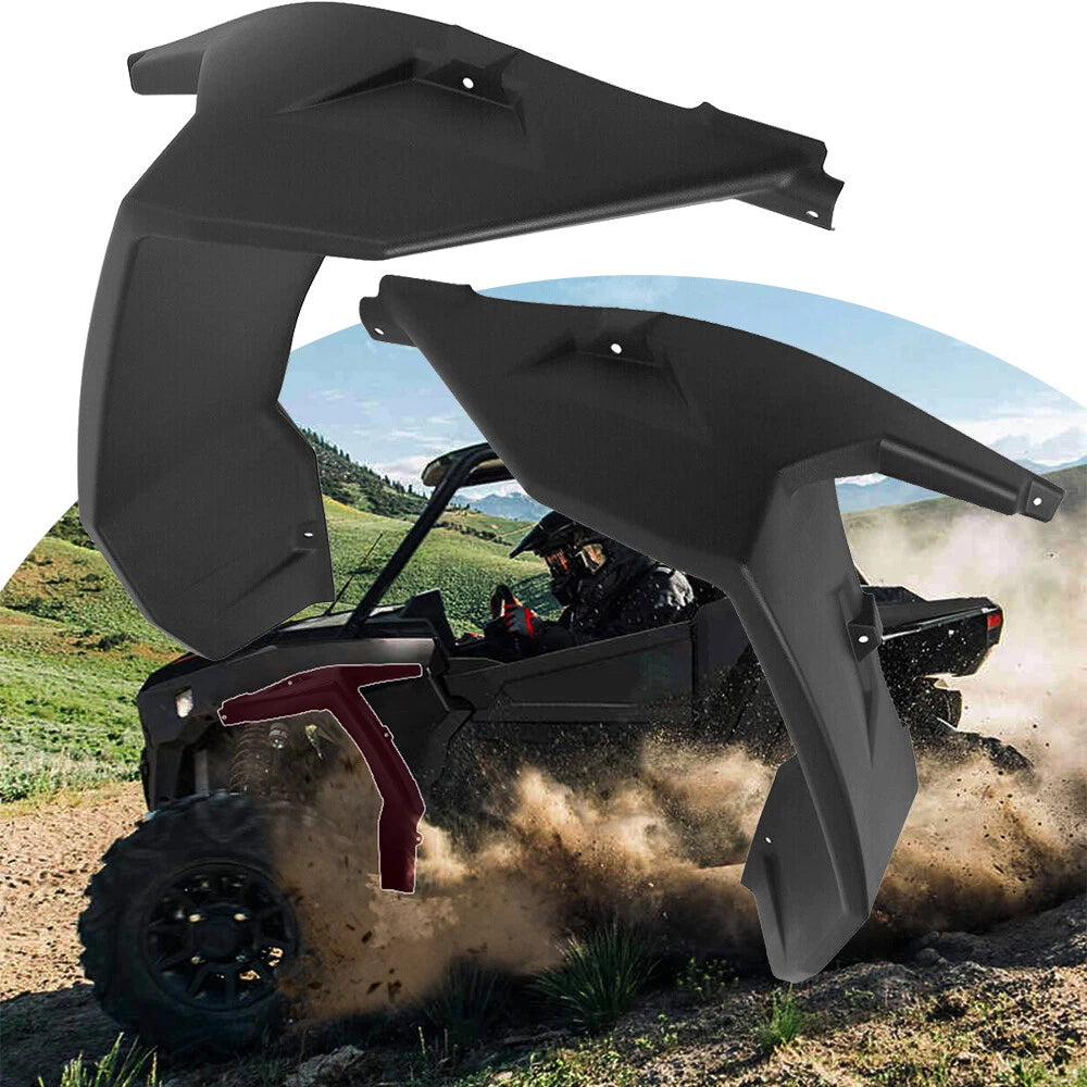 Wide Extended Front Fender Flares for Polaris RZR XP 1000 / XP 4 1000 (2014–2023)