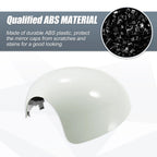 Pair Rearview Mirror Cover Cap White for BMW Mini Clubman R55 R57