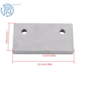 Set of 2 Machinable Soft Clamps for 6" Mill Vise (6In×3In×1In) Aluminum
