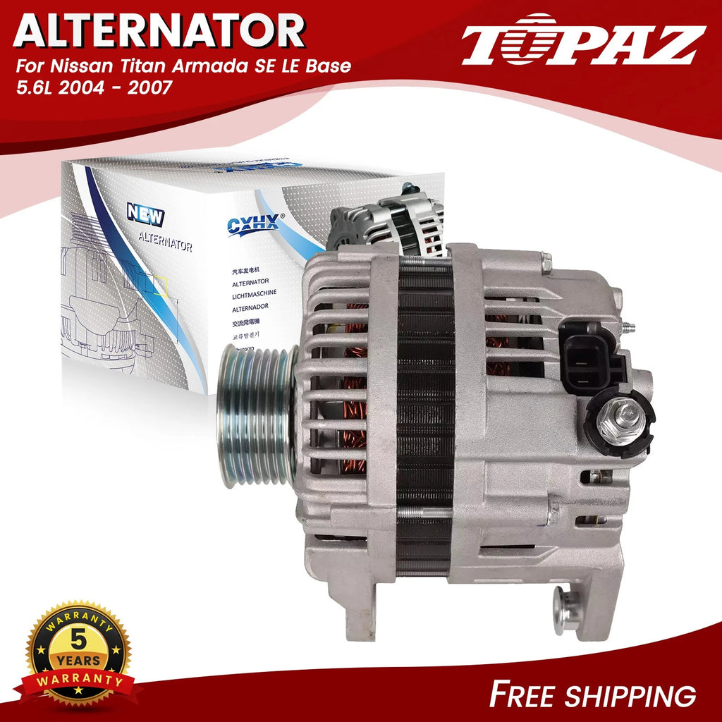 130A Alternator for Nissan Titan Armada 5.6L (2004–2007)