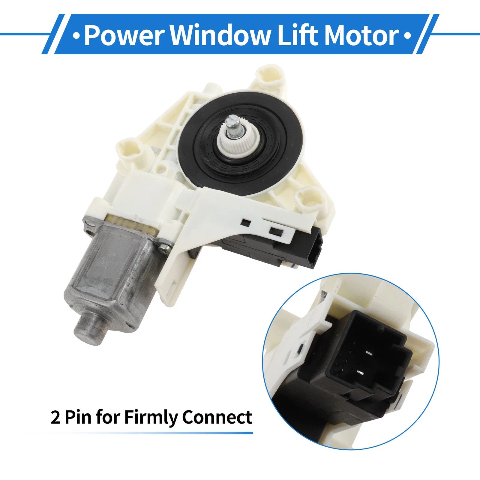 Front Left Power Window Regulator Lift Motor for Ford Edge (2007–2014) 742194
