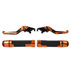 Brake Clutch Lever Handlebar Grip Set for Kawasaki Ninja 650R (2006–2011)