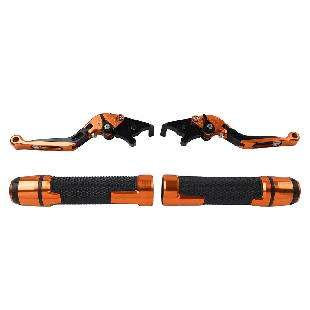 Brake Clutch Lever Handlebar Grip Set for Kawasaki Ninja 650R (2006–2011)