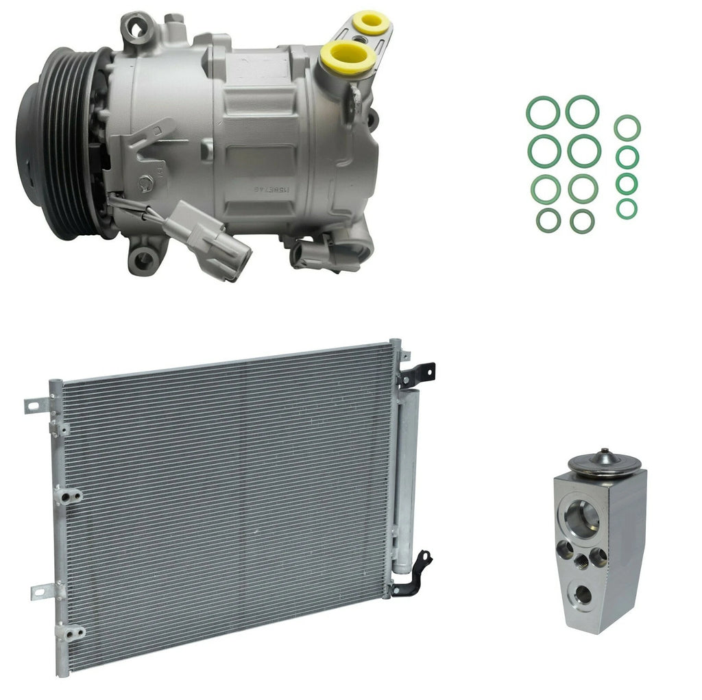 AC Compressor Kit With Condenser for Chrysler 200 3.6L (2015–2015)