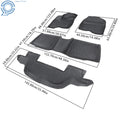Set of 4 All Weather Floor Mats Liners for Ford Explorer (2011–2014)