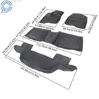 Set of 4 All Weather Floor Mats Liners for Ford Explorer (2011–2014)
