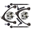 Front Control Arm Wheel Bearing Tie Rod Kit for Chevy Silverado 1500 (2007–2013)