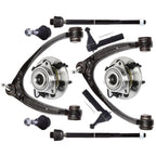 Front Control Arm Wheel Bearing Tie Rod Kit for Chevy Silverado 1500 (2007–2013)