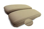 Center Console Lid Armrest Cover for Audi A8 (2004–2010) Beige PVC Leather