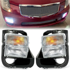 Left & Right Clear Fog & Signal Lens Light Set for Cadillac CTS-V (2004–2007)