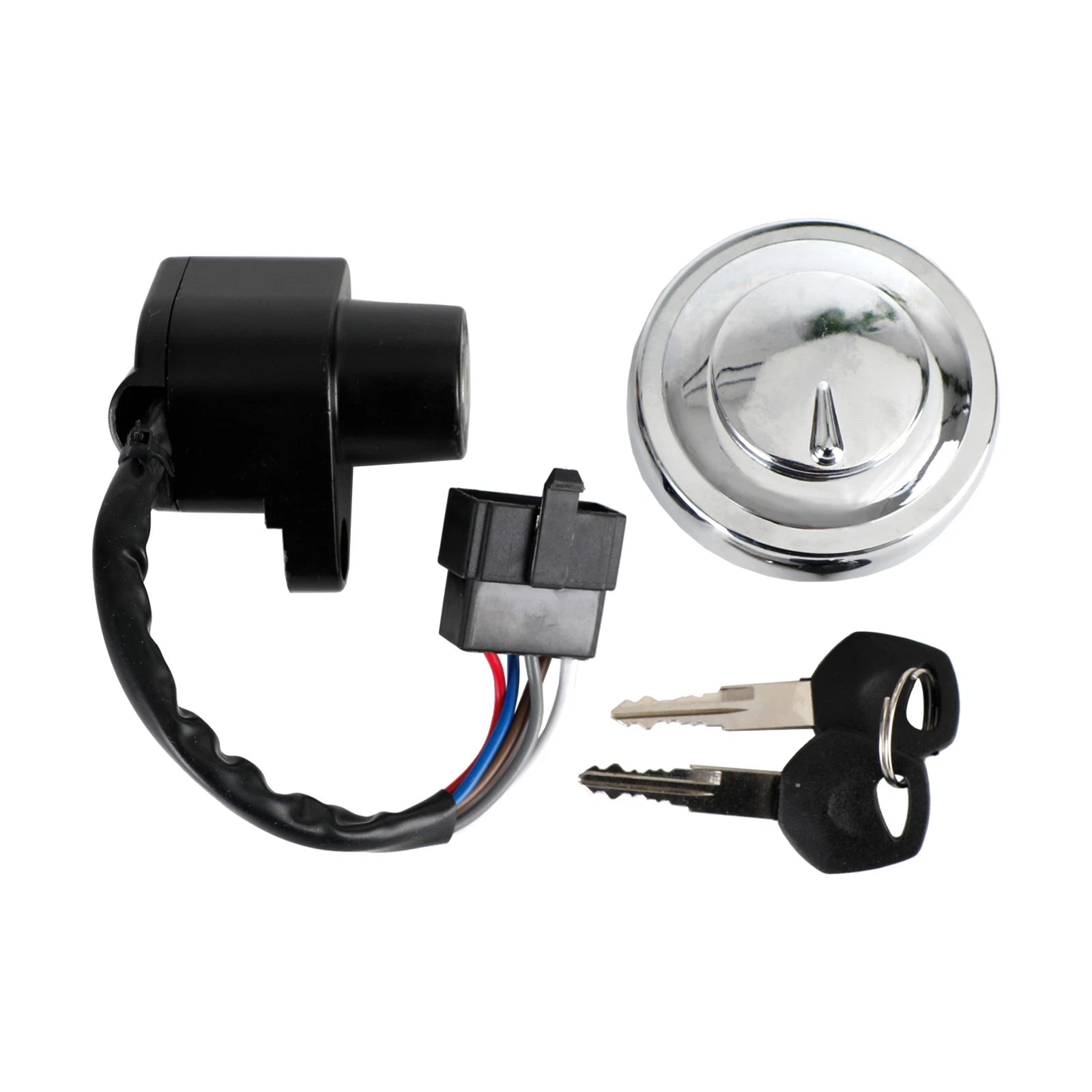 Ignition Switch Tank Cap Set for Kawasaki Vulcan 900 Custom Classic LT (2006–2022)