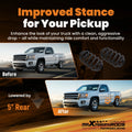 5" Rear Lowering Coil Springs for Chevy Suburban Avalanche (2007–2020)