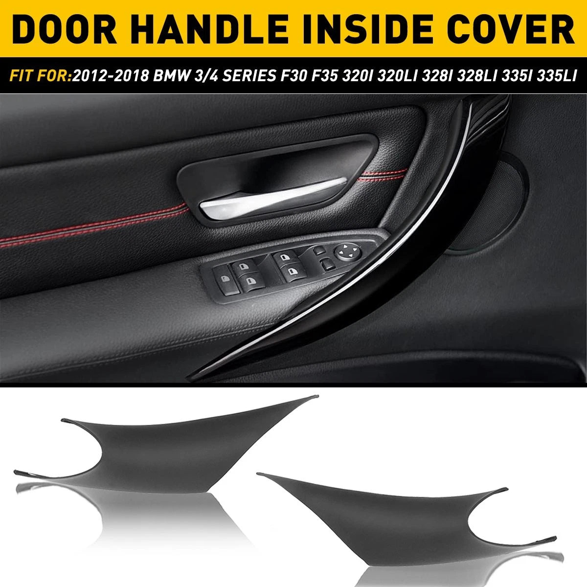 Pair Inner Door Handle Cover for BMW 3 Series F30 F35 (2012–2019)