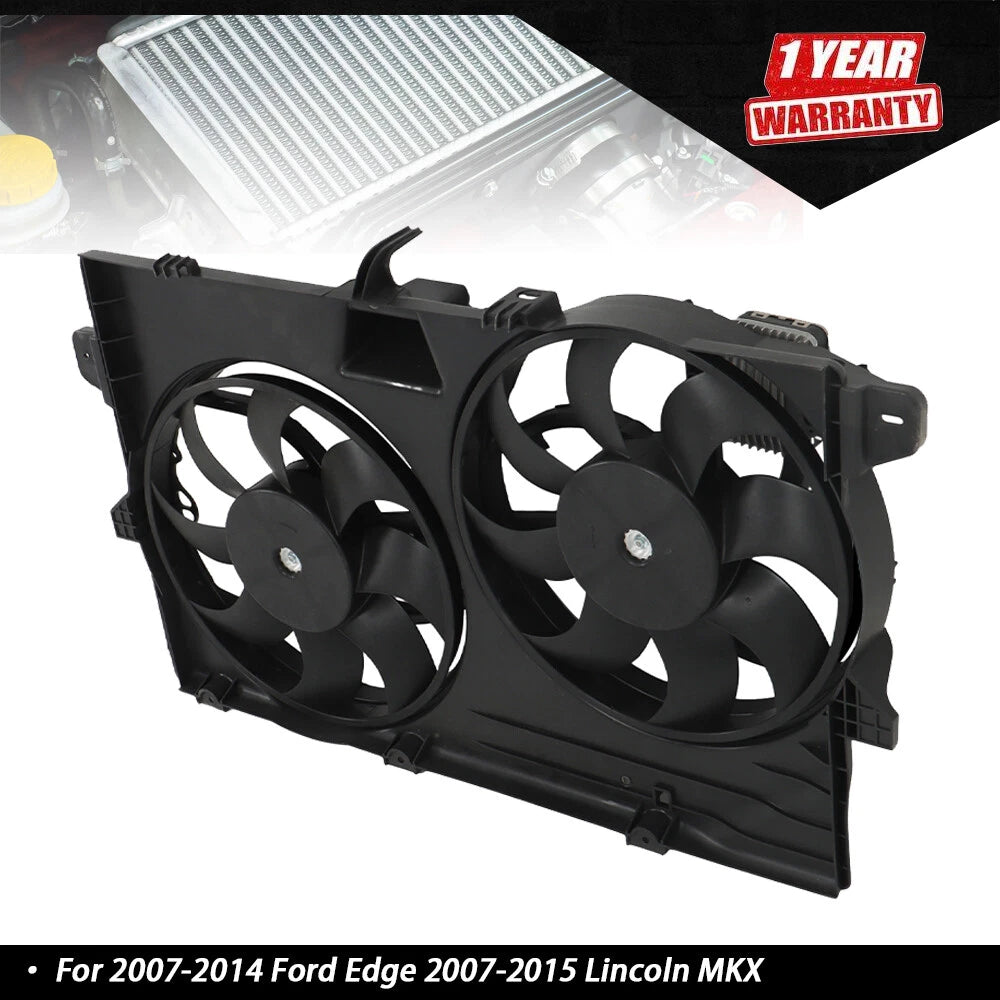 Dual Radiator Cooling Fan Assembly for Ford Edge Lincoln MKX (2007–2015)