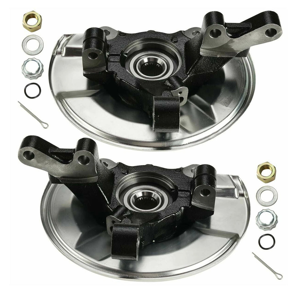 2X Front Knuckle & Wheel Bearing Hub for Dodge Caliber Jeep Compass (2007–2012)