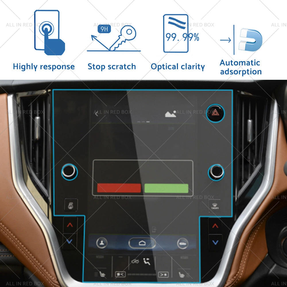 Tempered Glass Touch Screen Protector for Subaru Outback (2021–2023)
