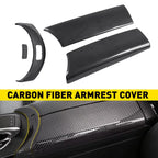 Carbon Fiber Console Armrest Box & Button Trim for Mercedes Benz C Class (2015â2021)