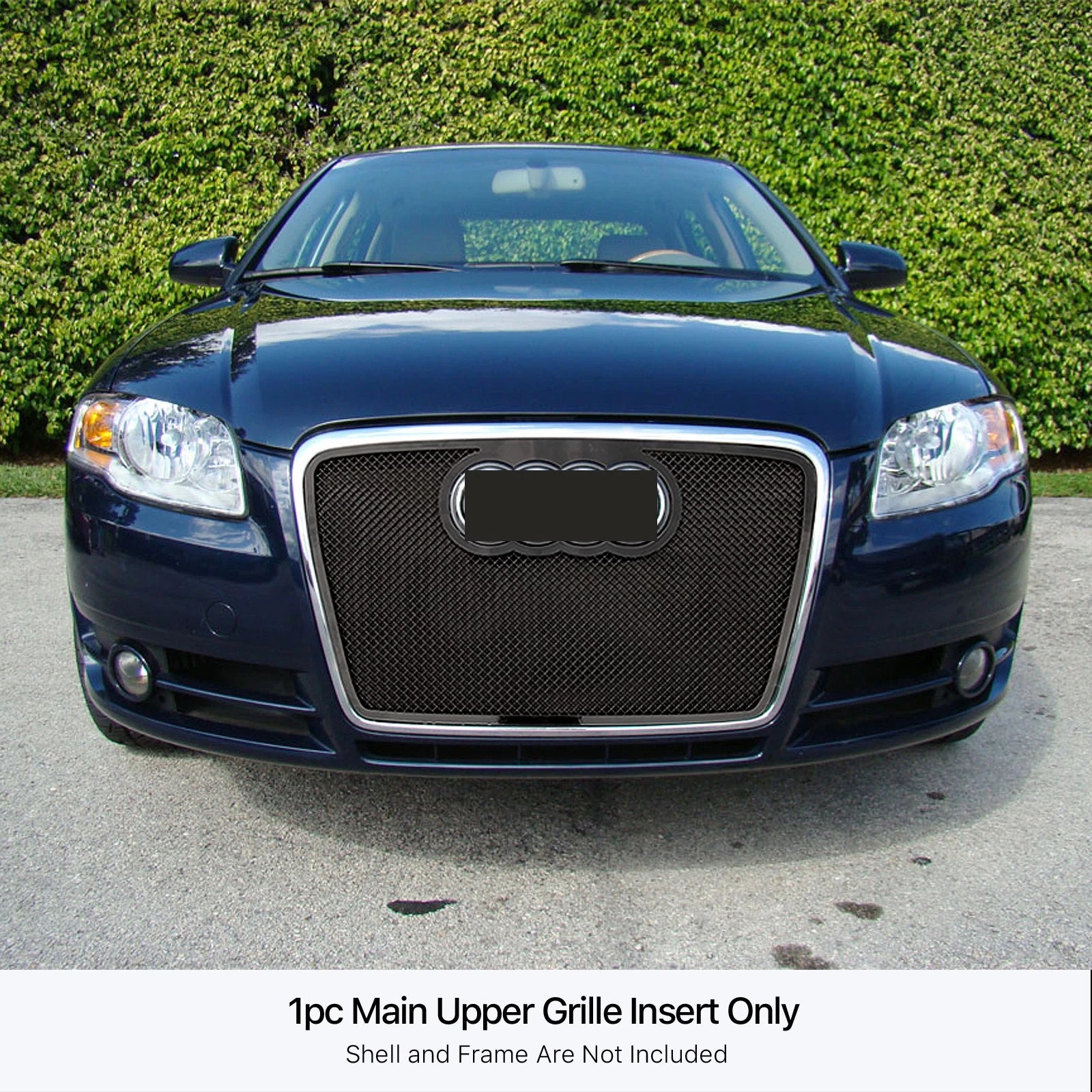 Stainless Steel Black Mesh Grille Insert for Audi A4 (2006-2007)