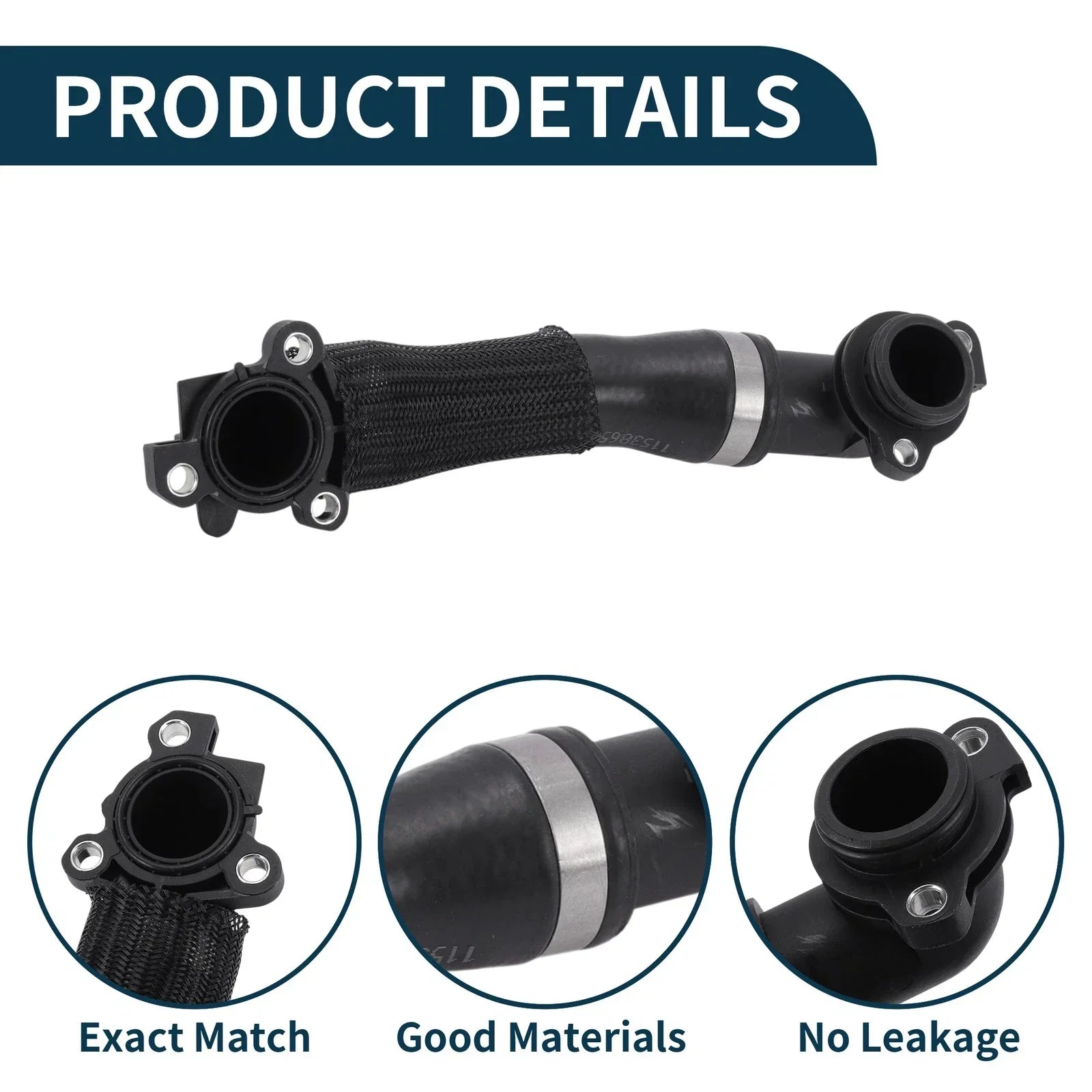 Radiator Hose for BMW X5 (2018-2023) Rubber Coolant Pipe