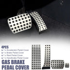 Set of 4 Accelerator and Brake Pedal Covers for Mercedes-Benz W203 W204