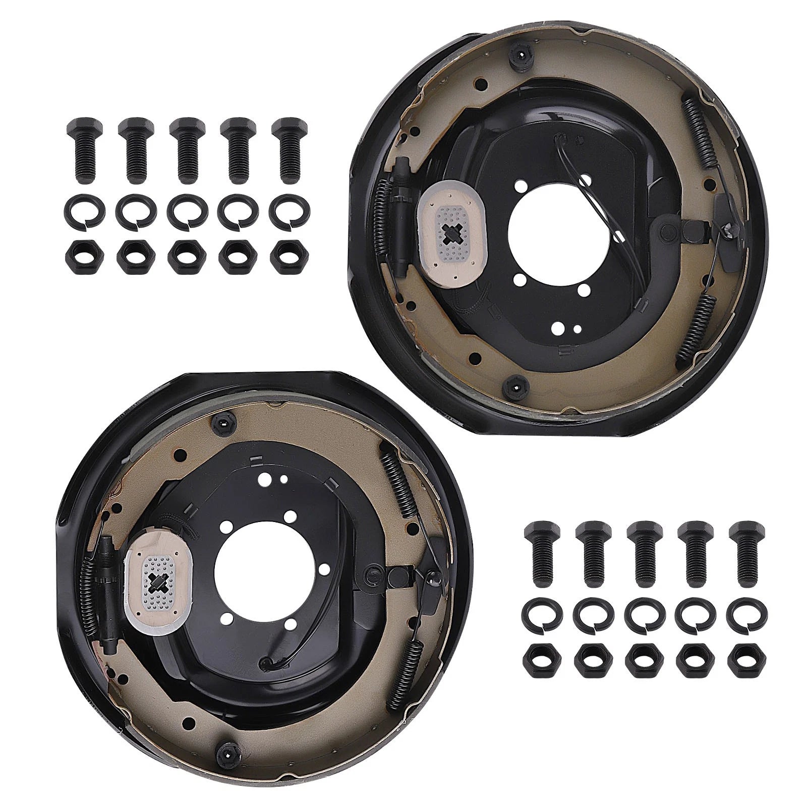 2X Electric Trailer Brakes for 5200-7000lb Axles (12" X 2")