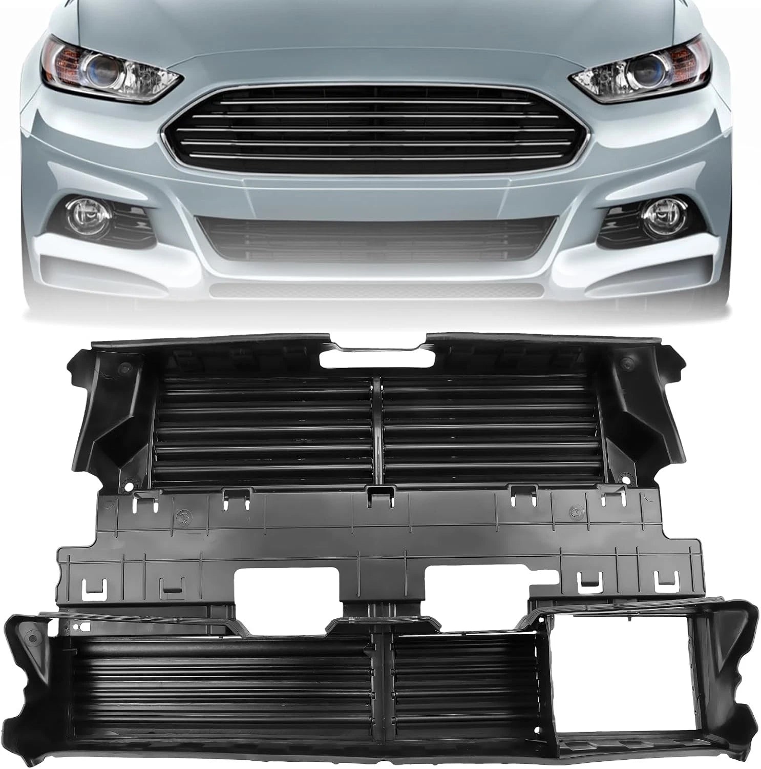 Active Grille Shutter Radiator w/Motor for Ford Fusion (2013–2016) DS7Z8475B