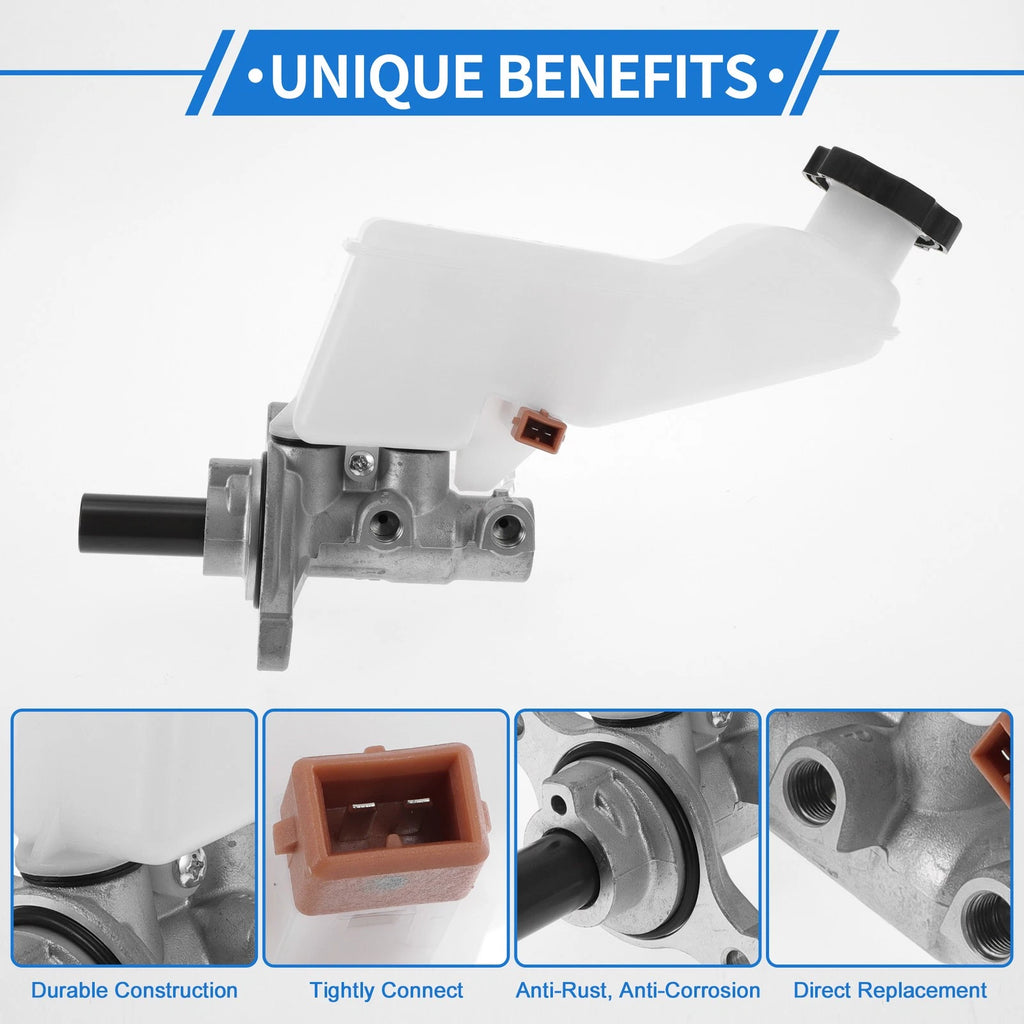 Brake Master Cylinder with Reservoir No. 58510F2400 for Hyundai Elantra (2017–2019)