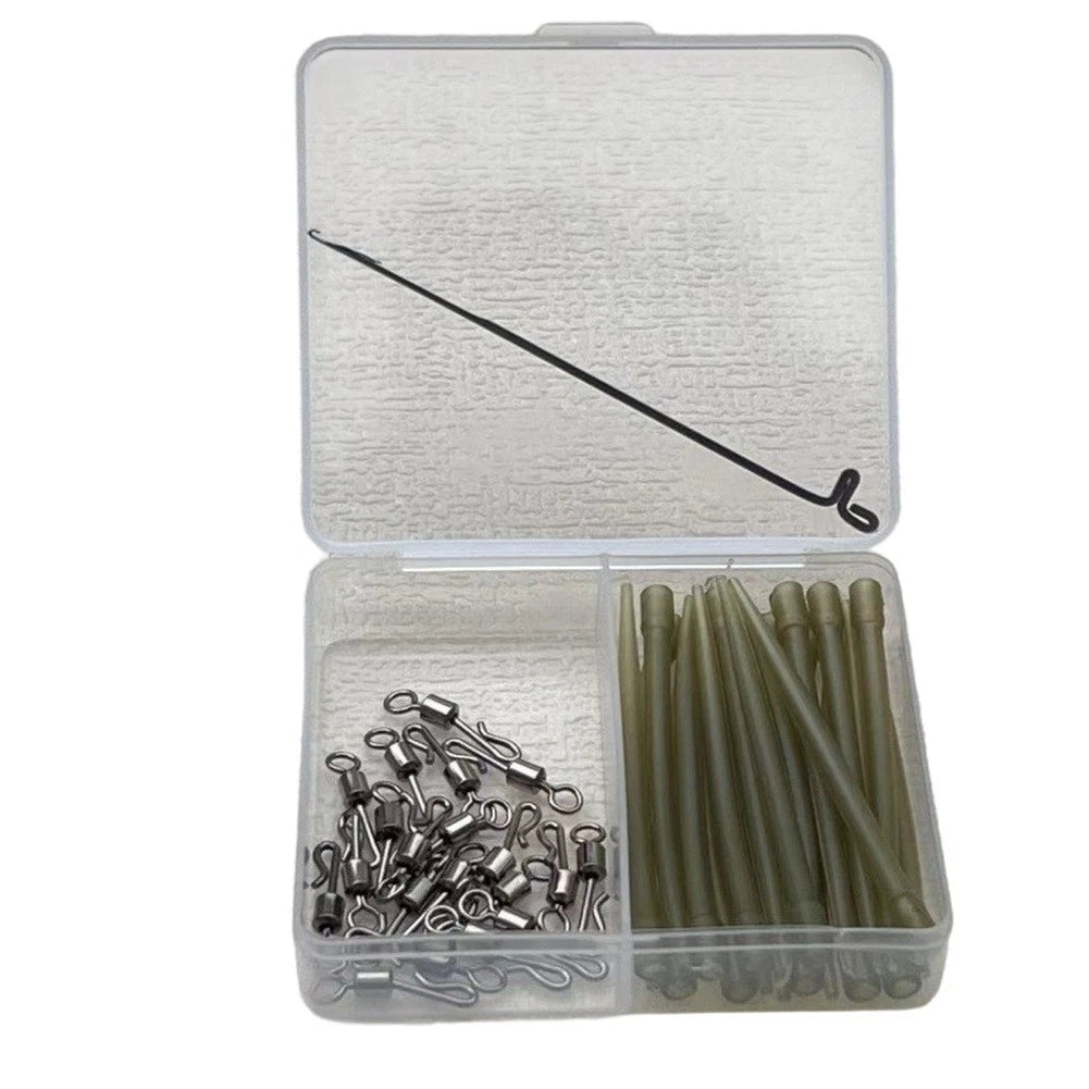 Set of 4 Anti-Tangle Sleeves for Carp Rig Component (58mm)