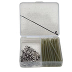 Set of 4 Anti-Tangle Sleeves for Carp Rig Component (58mm)