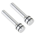 4 x Aluminium Door Latch Pin Covers for Car Interior - 49mm