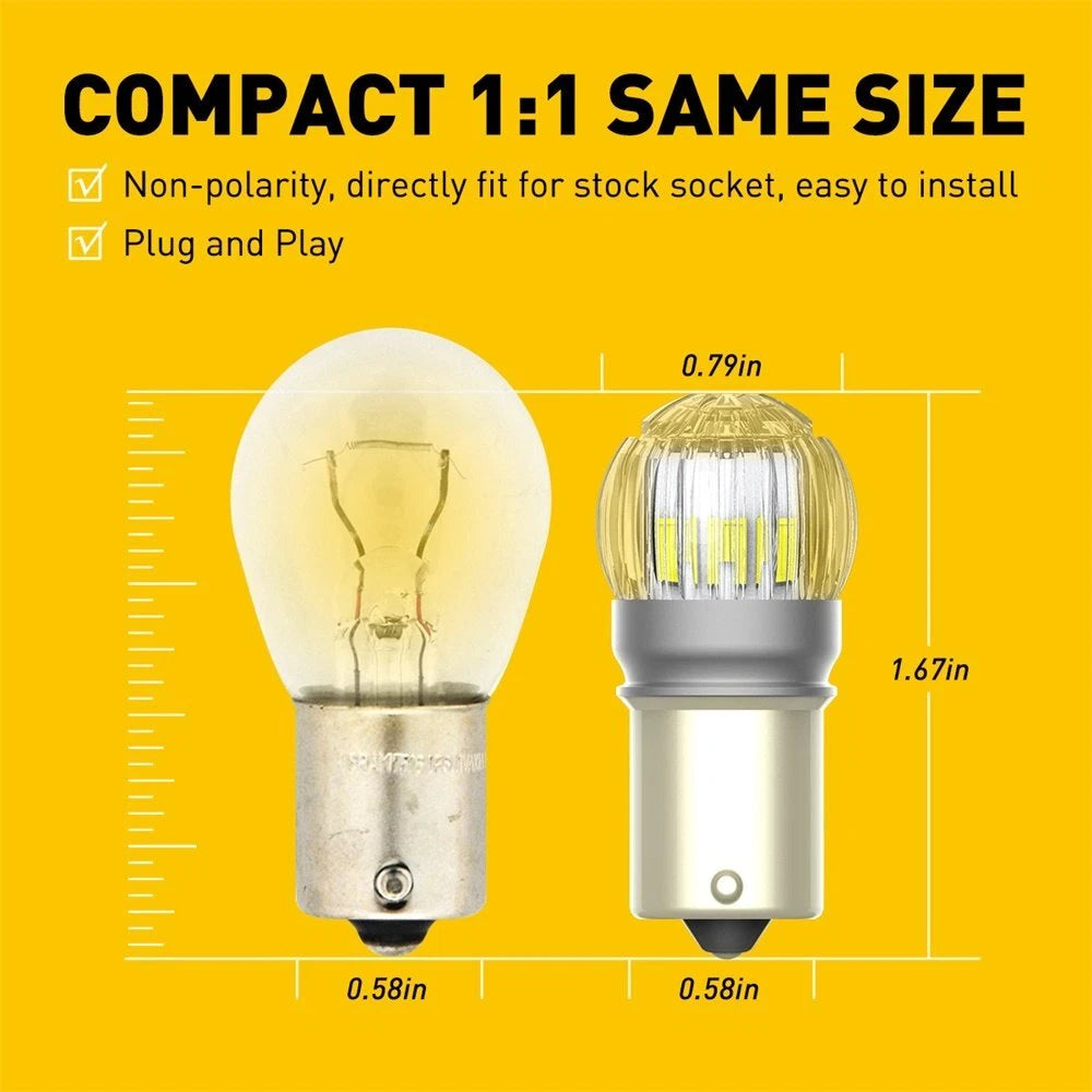 2X AUXITO LED Turn Signal Light Bulb