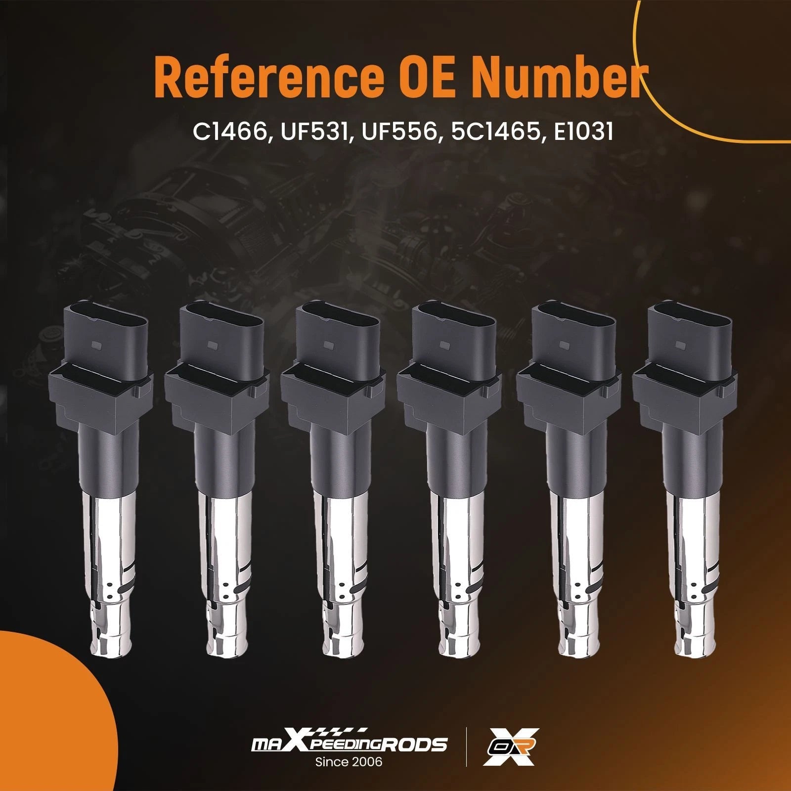 6X Ignition Coils for VW Passat (2008)