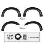 Set of 4 Rivet Pocket Style Fender Flares for Ford F250 F350 Super Duty