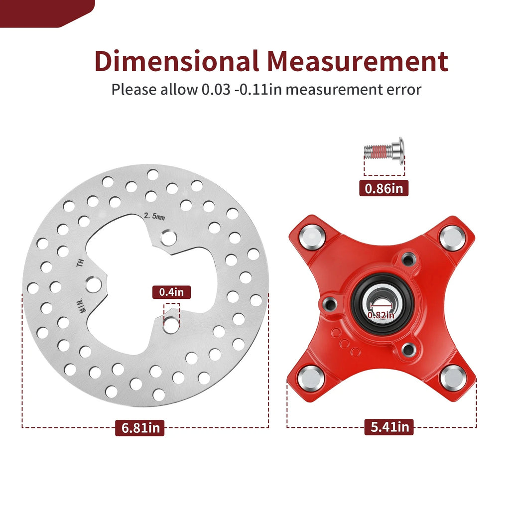Front Left or Right Brake Disc for Honda Sportrax 250 400 (2001–2008)